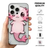 حافظة iPhone 15 Pro/Pro Max بتصميم Axolotl لطيف - OKOMALL