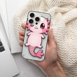 حافظة iPhone 15 Pro/Pro Max بتصميم Axolotl لطيف - OKOMALL