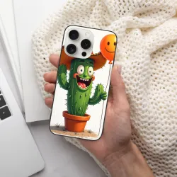 아이폰 15/Pro/Max 만화 선인장 휴대폰 케이스 - OKOMALL