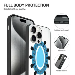 حافظة iPhone 15 Pro/Pro Max بنمط سماء النجوم بالتنقيط - okomall