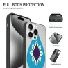 حافظة iPhone 15/Pro/Max بنمط هندسي مجرد - okomall