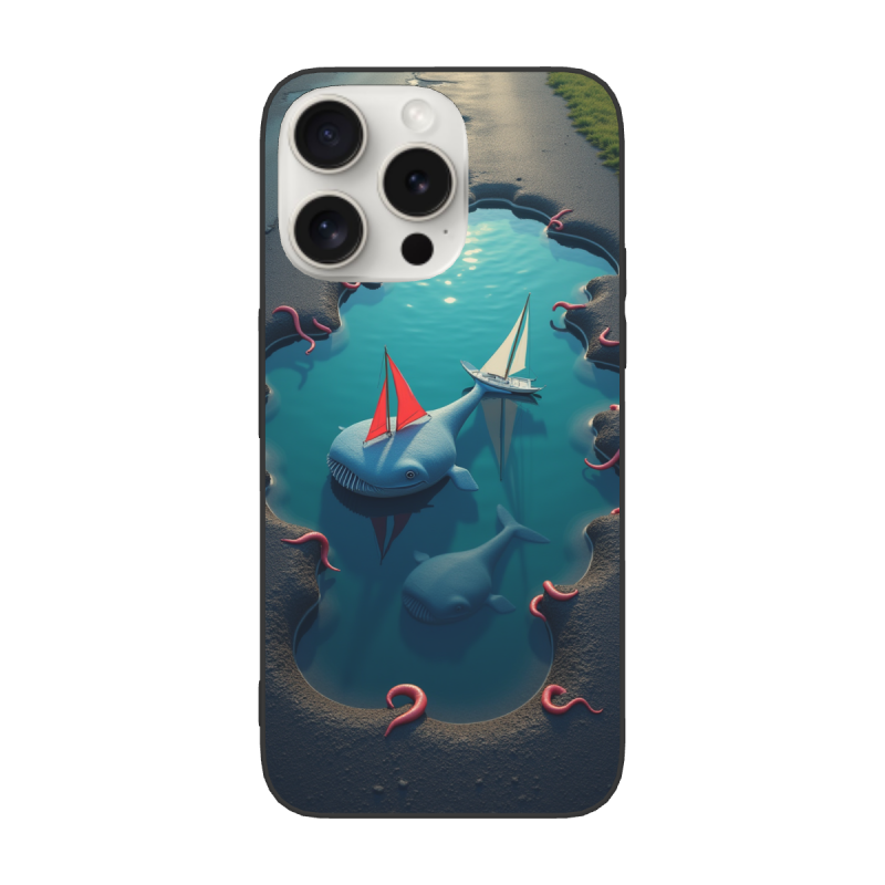 iPhone 15/Pro/Max 海洋风情手机壳 - okomall