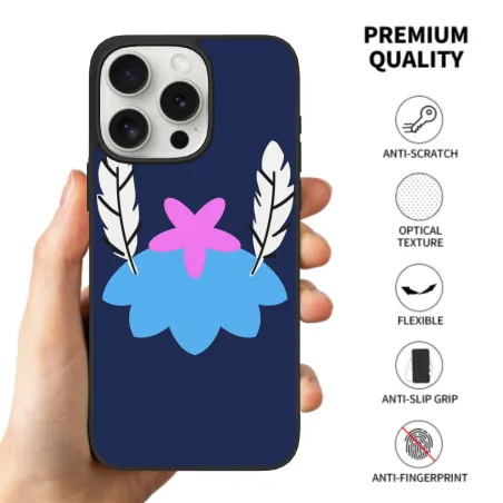 حافظة iPhone 15/Pro/Max - بتصميم بتلات زهور أحلام | okomall
