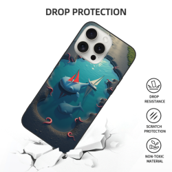 iPhone 15/Pro/Max 海洋风情手机壳 - okomall