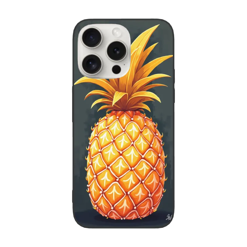 حافظة iPhone 15/Pro/Max - تصميم بنقشة الفواكه الاستوائية | OKOMALL