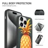 حافظة iPhone 15/Pro/Max - تصميم بنقشة الفواكه الاستوائية | OKOMALL