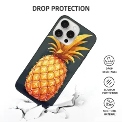 حافظة iPhone 15/Pro/Max - تصميم بنقشة الفواكه الاستوائية | OKOMALL