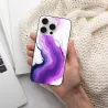 حافظة هاتف iPhone 15/Pro/Max بفن السوائل التجريدي - okomall.com
