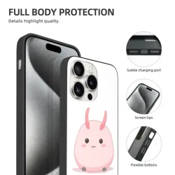 حافظة iPhone 15 Pro/Pro Max لطيفة على شكل أرنب - OKOMALL