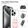 حافظة iPhone 15 Pro/Pro Max لطيفة على شكل أرنب - OKOMALL