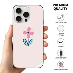 حافظة iPhone 15/Pro/Max بنقشة زهور - okomall