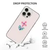 حافظة iPhone 15/Pro/Max بنقشة زهور - okomall