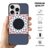 حافظة هاتف iPhone 15/Pro/Max بنمط هندسي سماوي - OKOMALL