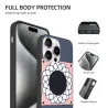 حافظة هاتف iPhone 15/Pro/Max بنمط هندسي سماوي - OKOMALL