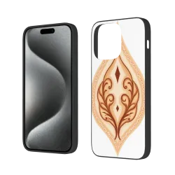 جراب iPhone 15/Pro/Max - نمط الكرمة الأنيق | OKOMALL