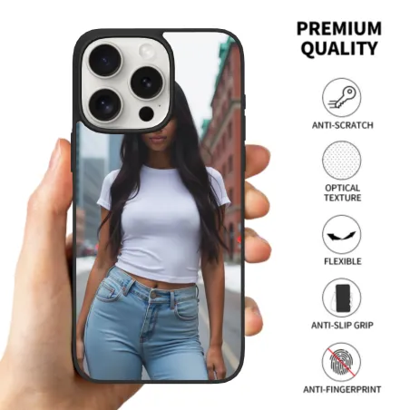 جراب iPhone 15/Pro/Max - تصميم عصري على طراز الشارع للفتيات | OKOMALL