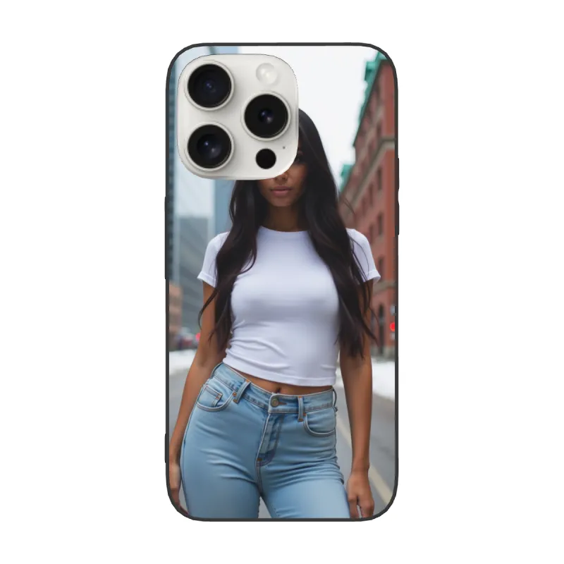 جراب iPhone 15/Pro/Max - تصميم عصري على طراز الشارع للفتيات | OKOMALL