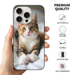 حافظة هاتف قطة لطيفة - حافظة iPhone 15 Pro/Pro Max | OKOMALL