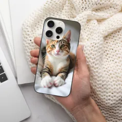 حافظة هاتف قطة لطيفة - حافظة iPhone 15 Pro/Pro Max | OKOMALL