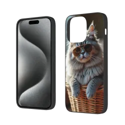 고양이 케이스 - iPhone 15 Pro/Pro Max - okomall.com
