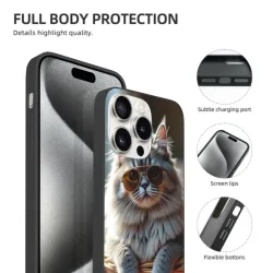 고양이 케이스 - iPhone 15 Pro/Pro Max - okomall.com