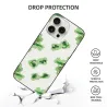 حافظة iPhone 15/Pro/Max - نمط أوراق خضراء مجردة | OKOMALL