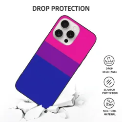 iPhone 15/Pro/Max 무지개 깃발 휴대폰 케이스 - okomall