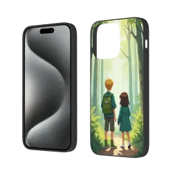숲 속 산책 iPhone 15/15 Pro/15 Pro Max 휴대폰 케이스 - okomall