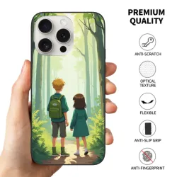 숲 속 산책 iPhone 15/15 Pro/15 Pro Max 휴대폰 케이스 - okomall
