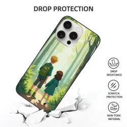 숲 속 산책 iPhone 15/15 Pro/15 Pro Max 휴대폰 케이스 - okomall