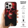 아이폰 15/프로/맥스 해골 질감 휴대폰 케이스 - okomall.com