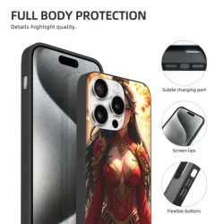 حافظة iPhone 15/Pro/Max الأميرة المحاربة - okomall.com