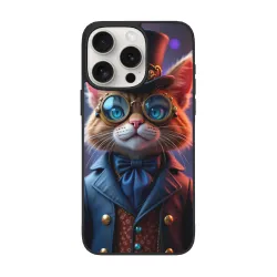 حافظة iPhone 15 Pro/Pro Max紳ب القط - okomall