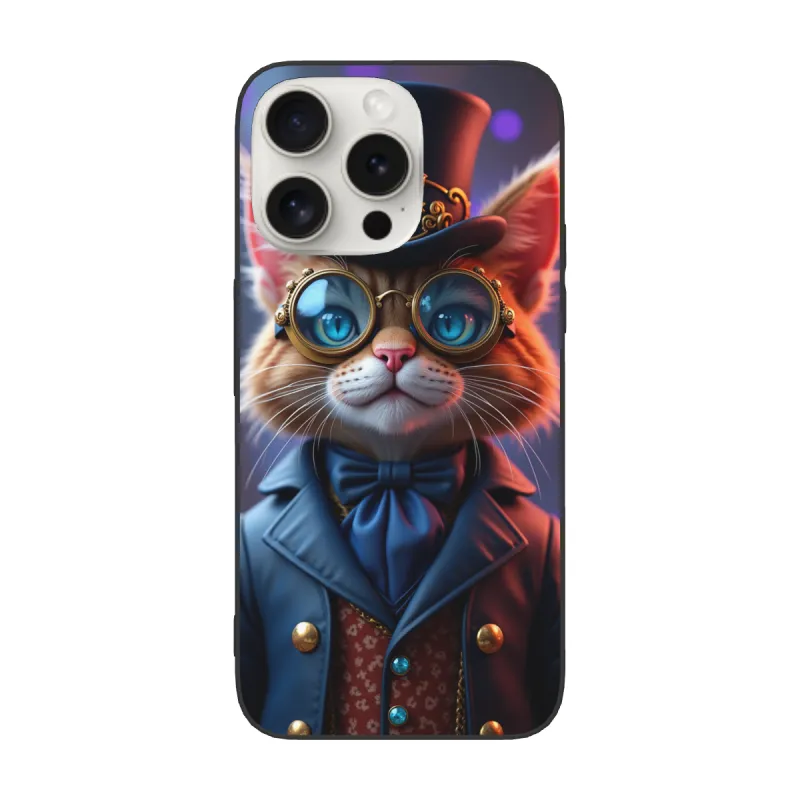 紳士貓咪iPhone 15 Pro/Pro Max手機殼 - okomall