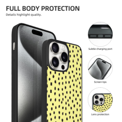 Custodia a pois colorati per iPhone 15/Pro/Max - OKOMALL