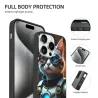 حافظة iPhone 15 Pro/Pro Max بتصميم ستيمبنك مع قطة - okomall