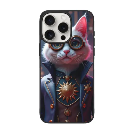 蒸汽朋克猫咪iPhone 15 Pro/Pro Max手机壳 - okomall