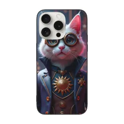 蒸汽朋克猫咪iPhone 15 Pro/Pro Max手机壳 - okomall