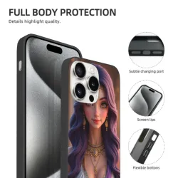 حافظة iPhone 15/15 Pro/15 Pro Max بتصميم الآلهة الخيالية - OKOMALL
