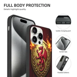 حافظة Dragon Scale Armor لـ iPhone 15 Pro/Pro Max - Okomall