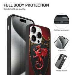 龍鱗紋理iPhone 15 Pro/Pro Max手機殼 - okomall