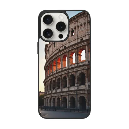 حافظة iPhone 15/Pro/Max بنمط ساحة الكولوسيوم الروماني - okomall