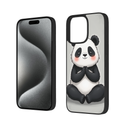 可爱熊猫iPhone 15 Pro/Pro Max手机壳 - okomall