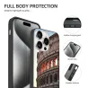 حافظة iPhone 15/Pro/Max بنمط ساحة الكولوسيوم الروماني - okomall
