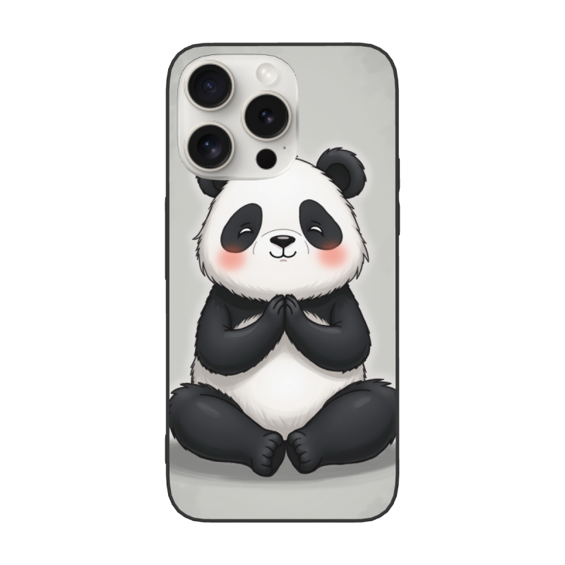 可愛熊貓iPhone 15 Pro/Pro Max手機殼 - okomall