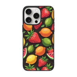 Coque pour iPhone 15/15 Pro/15 Pro Max sur le thème du Jardin de Fruits - OKOMALL