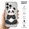 可爱熊猫iPhone 15 Pro/Pro Max手机壳 - okomall