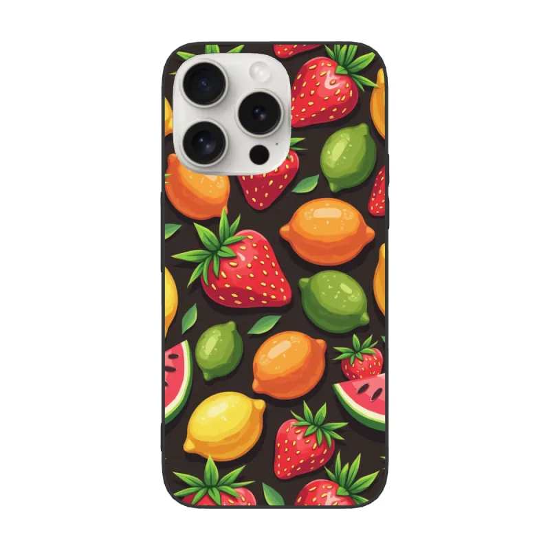Coque pour iPhone 15/15 Pro/15 Pro Max sur le thème du Jardin de Fruits - OKOMALL