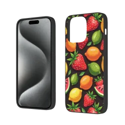 Coque pour iPhone 15/15 Pro/15 Pro Max sur le thème du Jardin de Fruits - OKOMALL