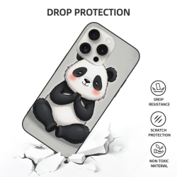 可愛熊貓iPhone 15 Pro/Pro Max手機殼 - okomall
